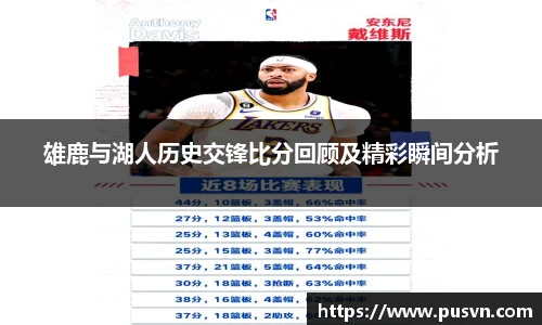 雄鹿与湖人历史交锋比分回顾及精彩瞬间分析